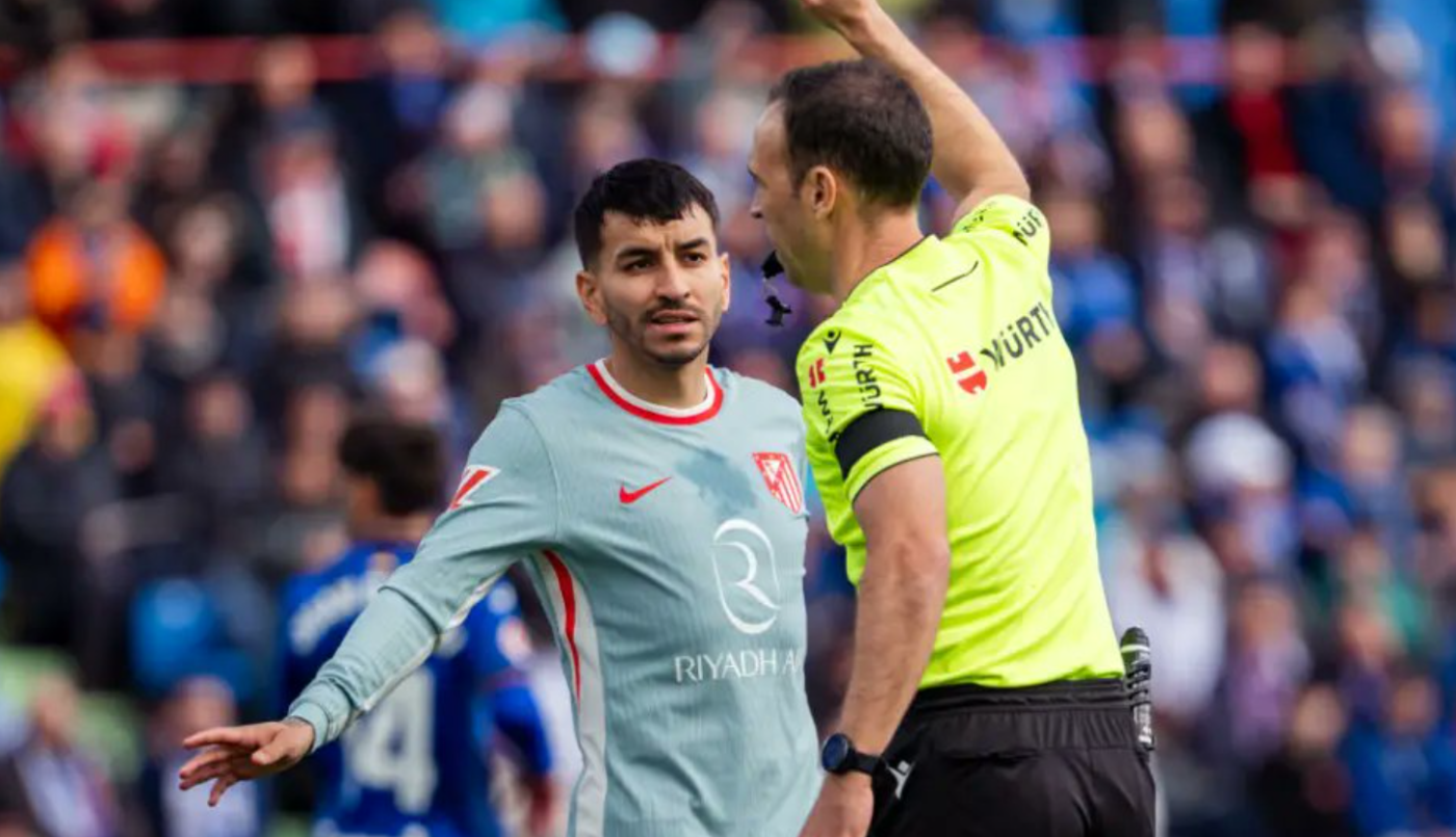 Simeone pierde a Ángel Correa por cinco partidos: sancionado por insultos y roja | Deportes