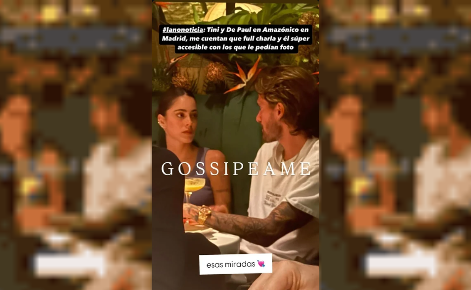 No se esconden más: Tini Stoessel y Rodrigo de Paul disfrutaron de una exquisita cena en Madrid | Espectáculos