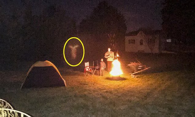 Foto documento: la mujer que dice haber captado en una imagen el "angel de la guarda" de su hija | Curiosidades