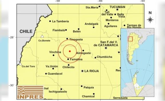 Fuerte temblor en La Rioja: se sintió en otras provincias | Actualidad