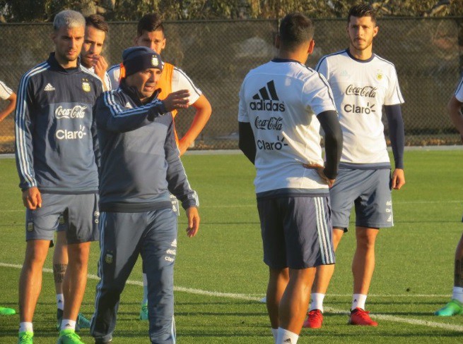 Sampaoli dirigió su primera práctica en la Selección | Deportes