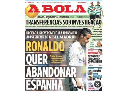 Cristiano Ronaldo se quiere ir de España por la causa con el fisco | Deportes