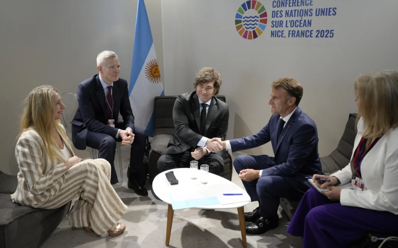 Milei participó de una conferencia de la ONU y mantuvo una reunión bilateral con Macron | Política