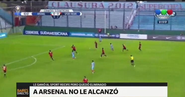 Arsenal quedó eliminado de la Copa Sudamericana | Deportes