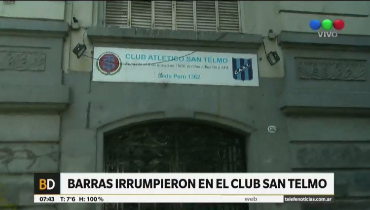 Barras de San Telmo amenazaron al presidente del club | Deportes
