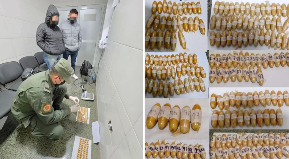 Detectaron en un micro a dos pasajeros con actitud sospechosa: habían ingerido 197 cápsulas de cocaína | Actualidad