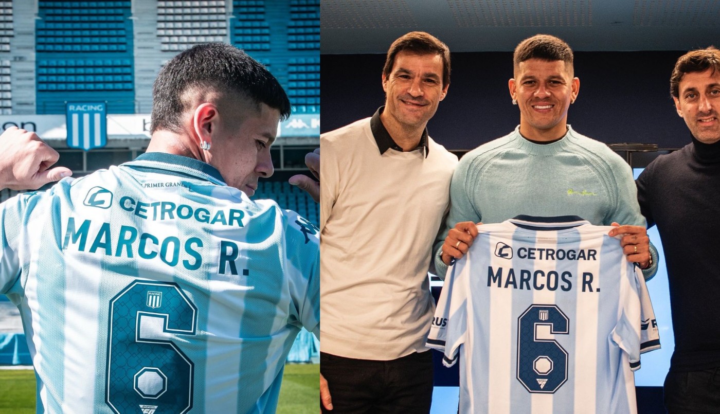 Racing presentó a Marcos Rojo como nuevo refuerzo | Deportes