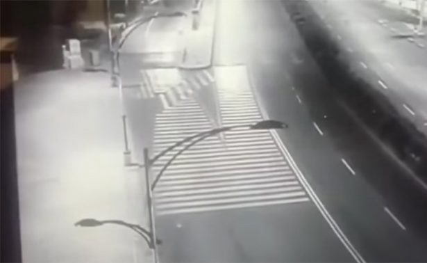 Video de terror: ¿apareció una sombra en este video de un choque en México? | Curiosidades