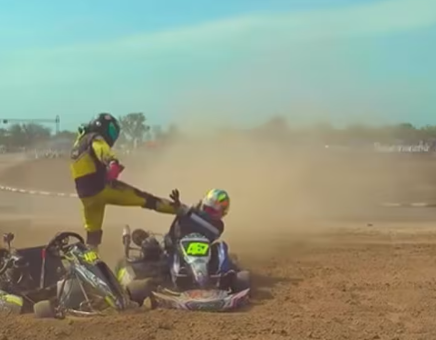 Boochorno en una carrera de kartings | Deportes