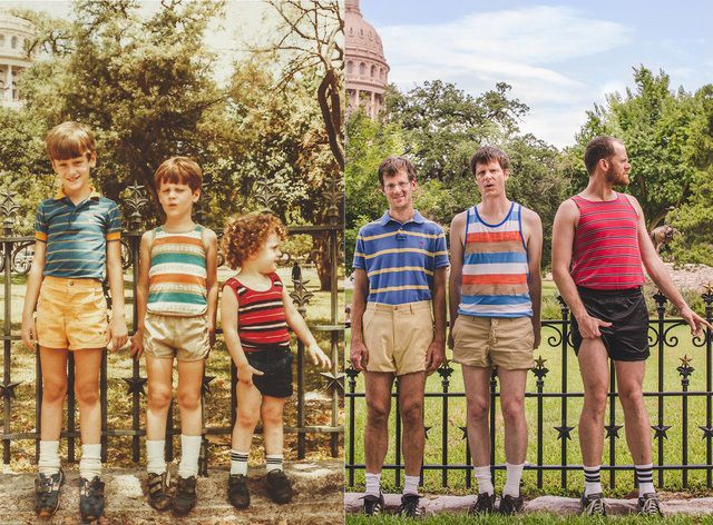 Los hermanos que recrean sus fotos de la infancia | Curiosidades