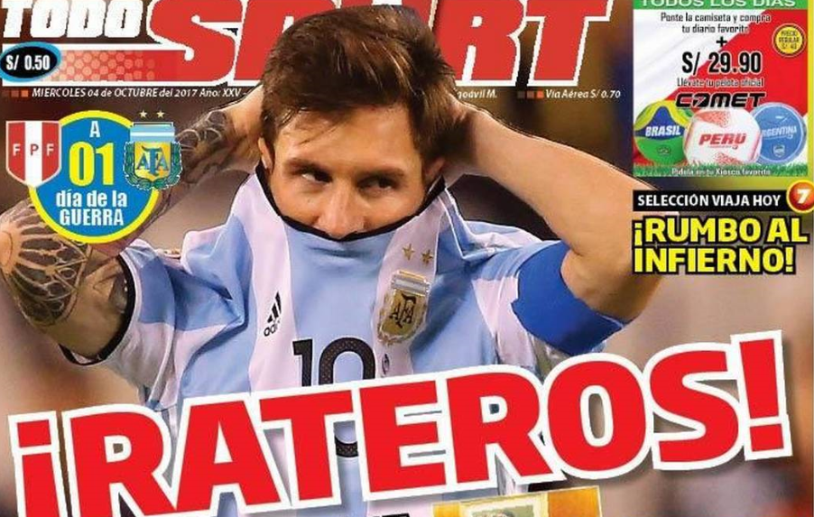 Polémica antes del partido: un diario peruano asegura que el partido con Argentina está arreglado | Deportes