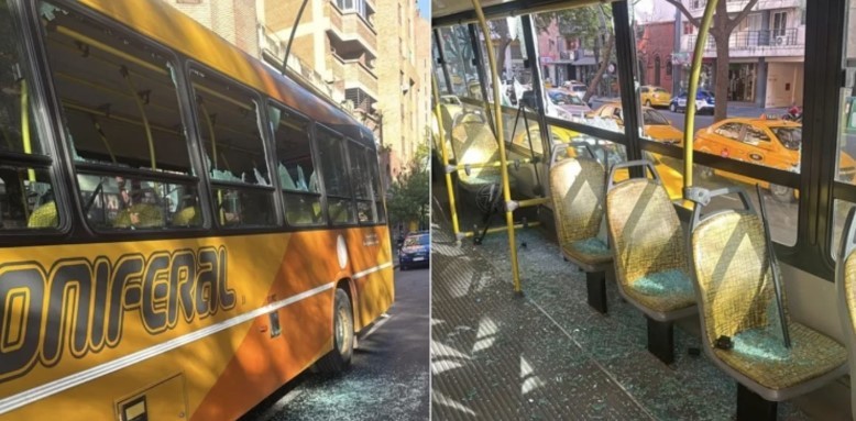 Locura y violencia en Córdoba: destrozó el colectivo porque no le dejaron pagar en efectivo | Actualidad