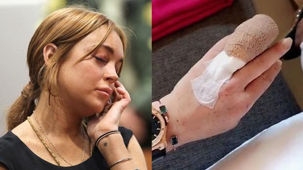 Lindsay Lohan se cortó parte de un dedo con el ancla de un barco | Espectáculos