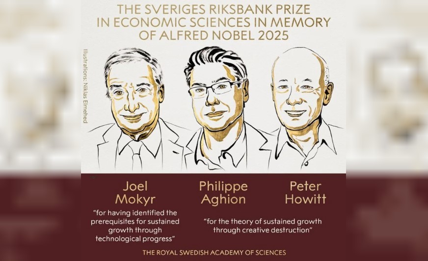 El premio Nobel de Economía 2025 fue otorgado a Joel Mokyr, Philippe Aghion y Peter Howitt | Internacionales