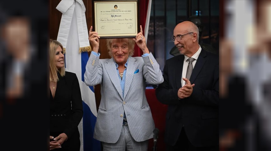 Rod Stewart fue declarado Huésped de Honor de la Ciudad de Buenos Aires | Espectáculos