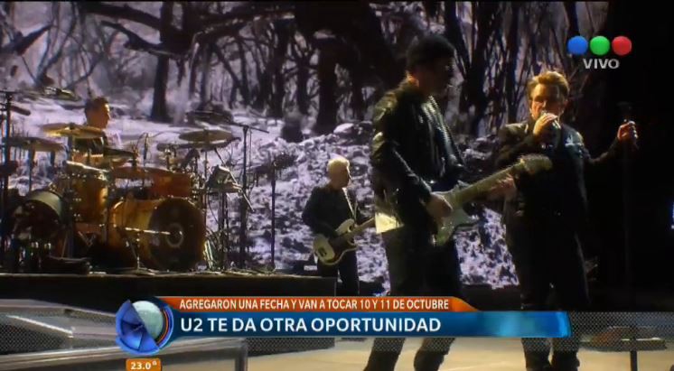 U2 suma nuevo show el 11 de octubre en La Plata | Espectáculos