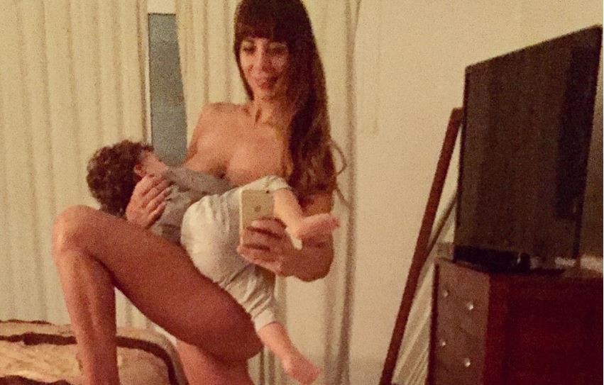 Ximena Capristo volvió a publicar otra foto amamantando a su hijo desnuda y recibió miles de críticas | Espectáculos