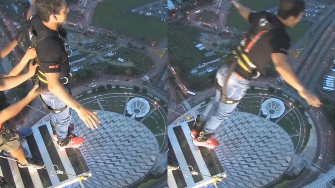 El salto al vacío de Ricardo Arjona del edificio más alto de Londres | Espectáculos