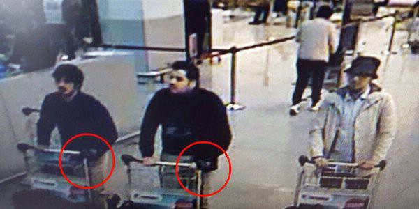 Difundieron imágenes de tres sospechosos del atentado en el aeropuerto de Bruselas | Internacionales