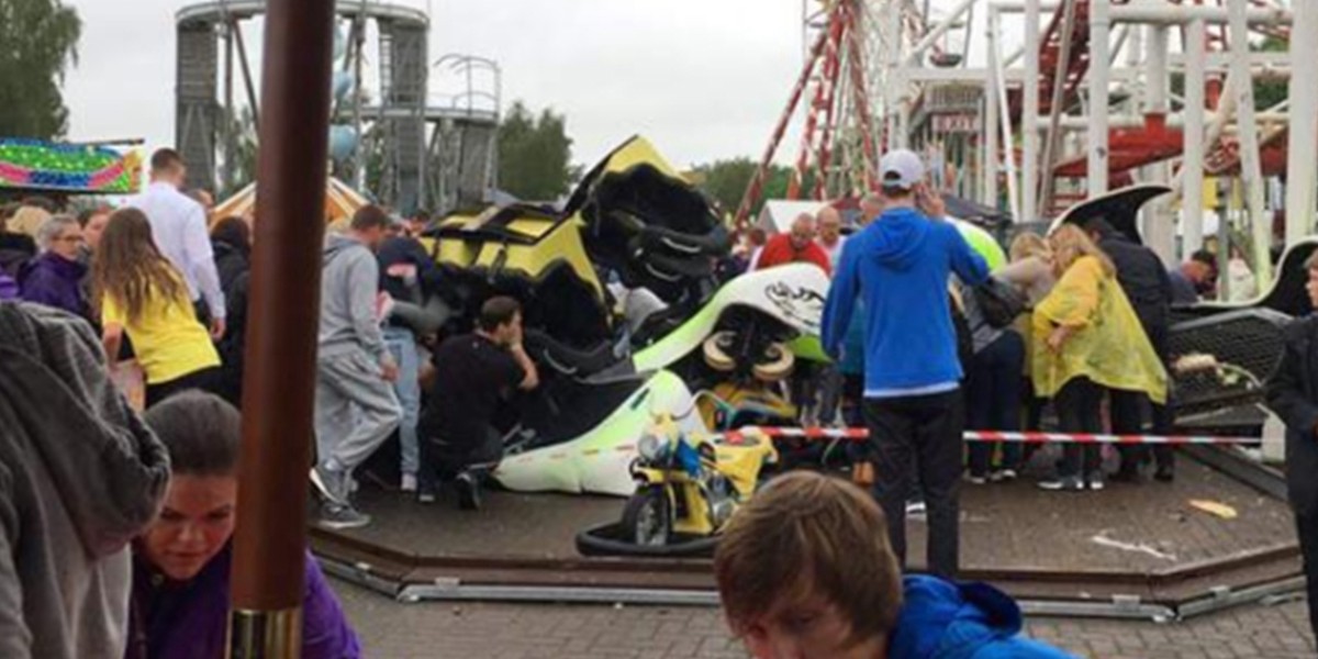 Terror en el aire: siete heridos al descarrilar el vagón de una montaña rusa en Escocia | Internacionales
