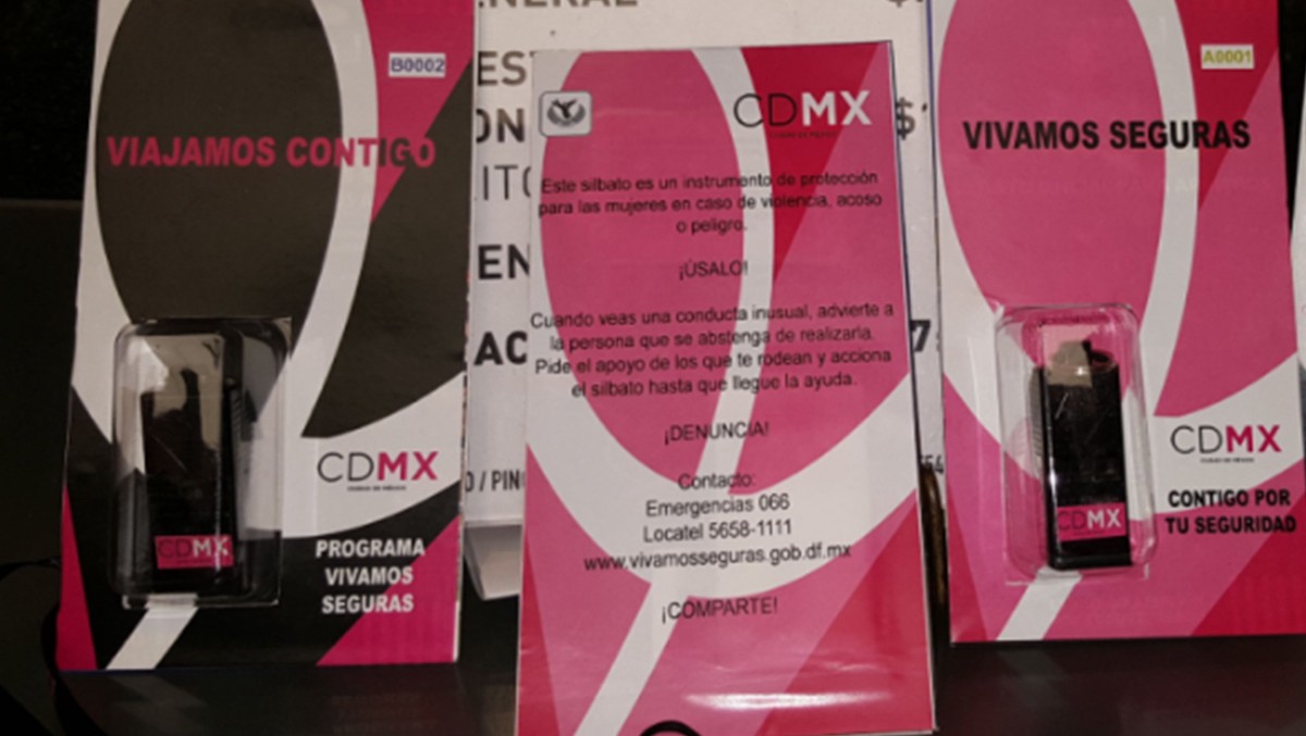 México: entregan más de 15.000 silbatos contra el acoso sexual | Internacionales