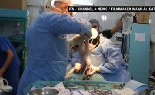 Video: un parto dramático en medio de la guerra de Siria | Internacionales