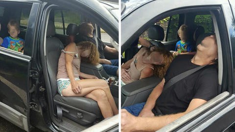Policía difundió fotos de padres desmayados por sobredosis junto a su hijo de 4 años | Internacionales