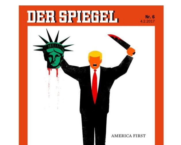 Alemania: polémica por una portada de la revista Der Spiegel sobre Donald Trump | Internacionales