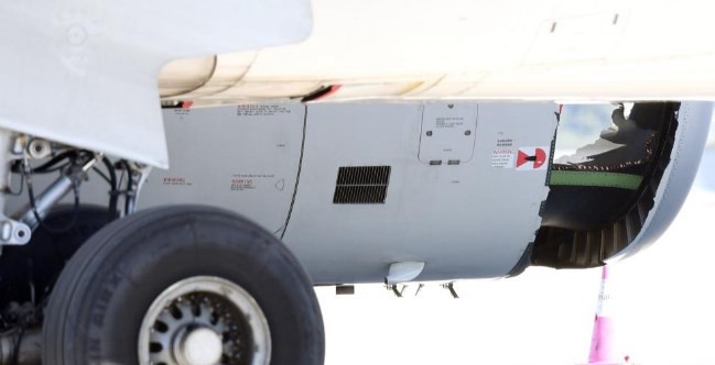 Pánico en el aire: un avión aterrizó de emergencia en Australia con un agujero en la turbina | Internacionales