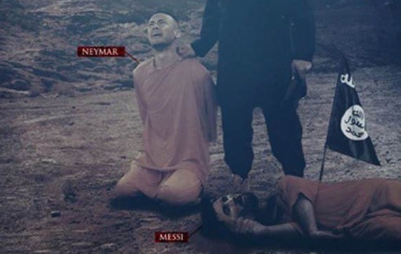La escalofriante imagen de Messi muerto que usó el ISIS para amenazar al Mundial de Rusia | Internacionales