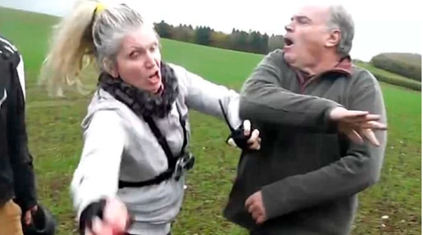 Video: un cazador golpeó a una activista defensora de animales | Internacionales