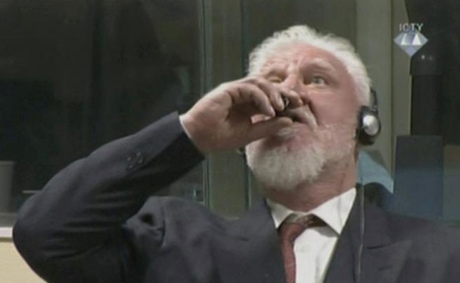 El criminal bosnio croata murió de un ataque al corazón por el cianuro | Internacionales