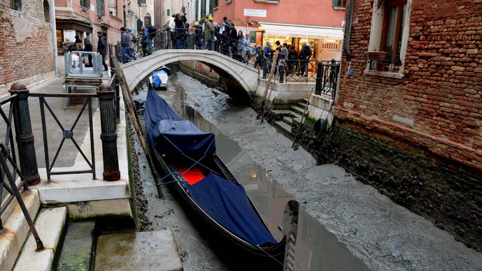 Venecia se está quedando sin agua en sus canales | Internacionales