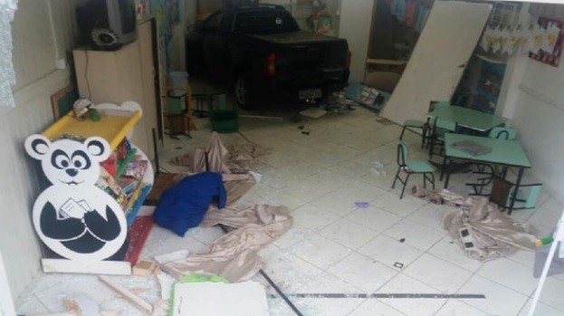 Alcoholizado perdió el control de su camioneta, chocó contra una guardería e hirió a ocho nenes | Internacionales