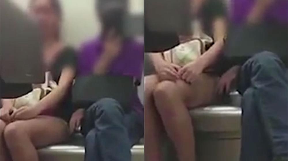 #EsViral La reacción de una mujer al que un desconocido le toca la pierna | Redes