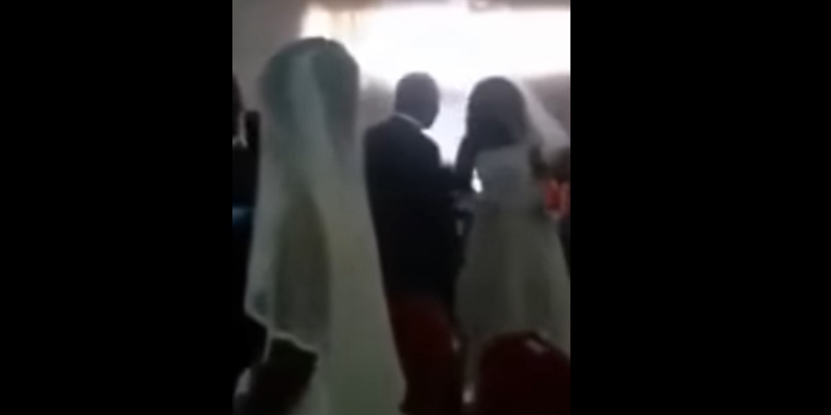 De no creer: la amante del novio apareció en plena boda vestida de blanco | Redes