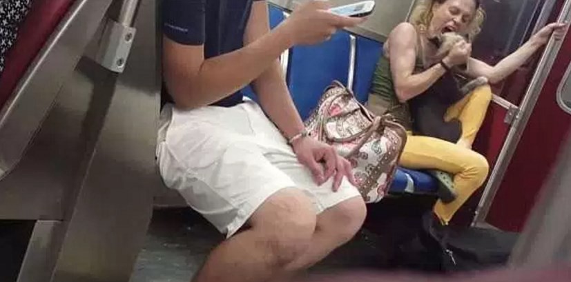 Indignación por un video en el que una mujer golpea y muerde a su perro en el subte de Canadá | Redes