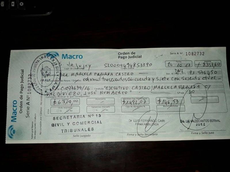 Un joven encontró un cheque y logró devolverlo por un posteo de Facebook | Redes