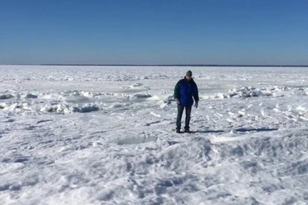 Impactante video: se congeló el mar en Massachusetts, Estados Unidos | Redes