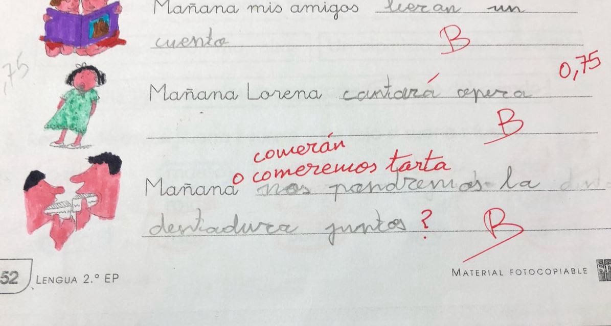 Una chica publicó un ejercicio del colegio de su hermana y los usuarios estallaron con las correcciones del maestro | Redes