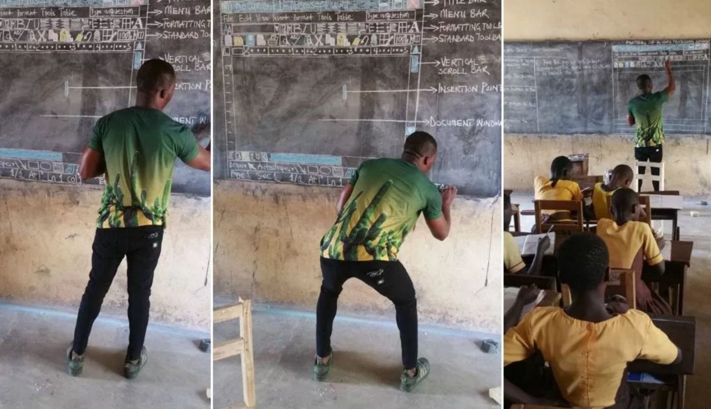 La historia detrás del profesor que enseña computación en un pizarrón y se volvió furor en el mundo | Redes