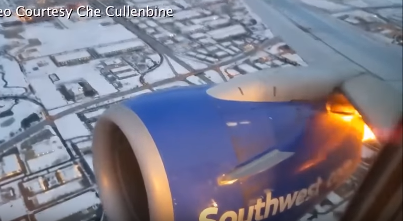 Video: explotó el motor de un avión que llevaba más de 100 pasajeros a bordo | Redes