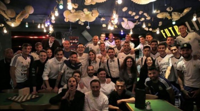 Messi se llevó a toda la Selección a almorzar a su restaurante | Rusia 2018