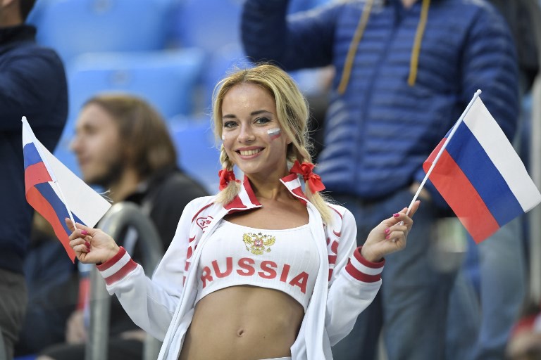 Rusia se lució también en las tribunas de San Petersburgo | Rusia 2018