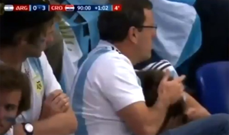 El llanto desconsolado de un nene argentino en Rusia que se volvió viral | Rusia 2018