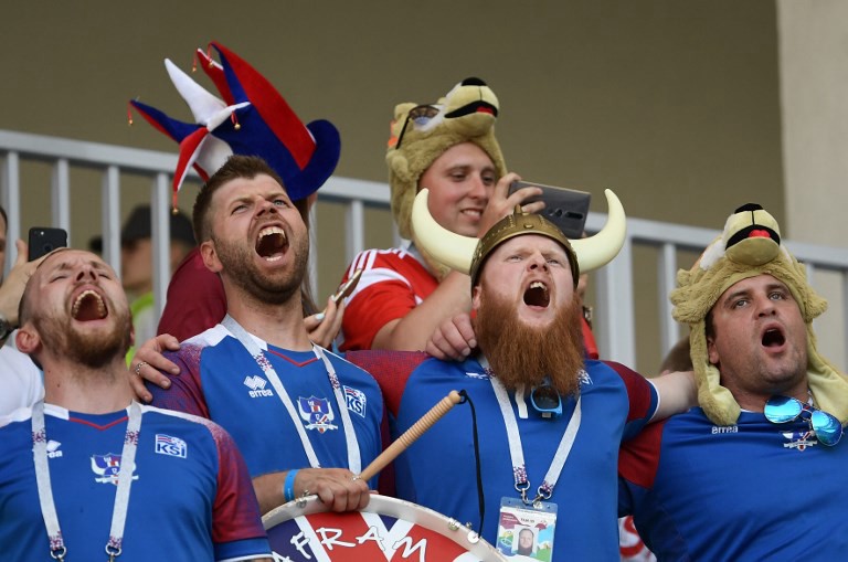 El duelo de Islandia y Nigeria en las tribunas | Rusia 2018