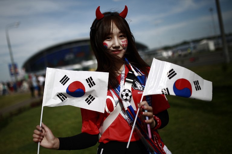 En fotos: Corea quiere sorprender a Alemania desde las tribunas | Rusia 2018
