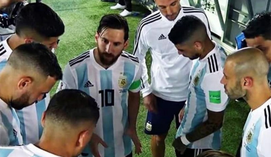 Qué les dijo Messi a los jugadores en su arenga antes de segundo tiempo | Rusia 2018