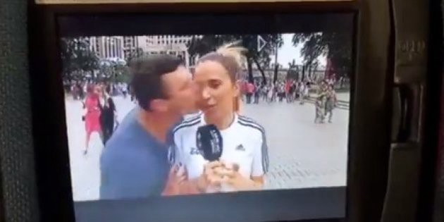 Video: una reportera española fue acosada en vivo en el Mundial de Rusia | Rusia 2018