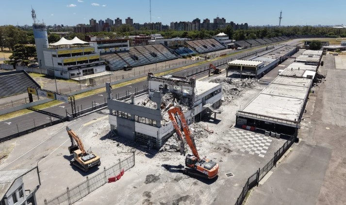 Empezaron las obras para modernizar el Gálvez para el regreso del MotoGP y la Fórmula 1 | Deportes